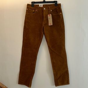 NWT Levi’s 511 Slim Corduroy Pants 32x30